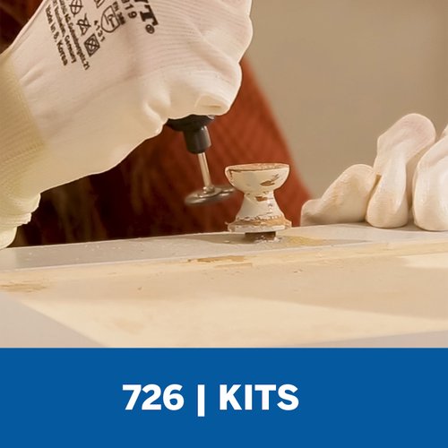 Kit Dremel EZ Lock EZ726 com 8 Peças para Lixar e Polir
