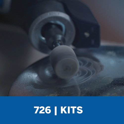 Kit Dremel EZ Lock EZ726 com 8 Peças para Lixar e Polir