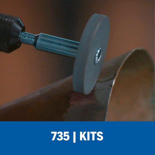 Kit De Acessórios 735 Dremel 9 Peças Para Vidro e Pedra