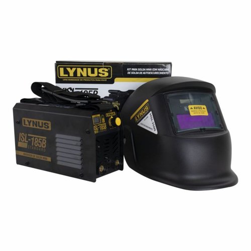 Kit Inversor De Solda Standard 140A Bivolt e Máscara De Auto Escurecimento KISL-185B Lynus