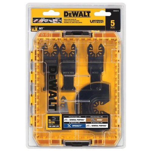 Kit Multiferramenta Oscilante DCS356B + Jogo de Lâminas DeWalt