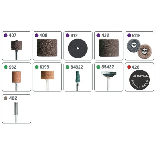 Kit de Acessórios 31 Peças 26150727AB Dremel