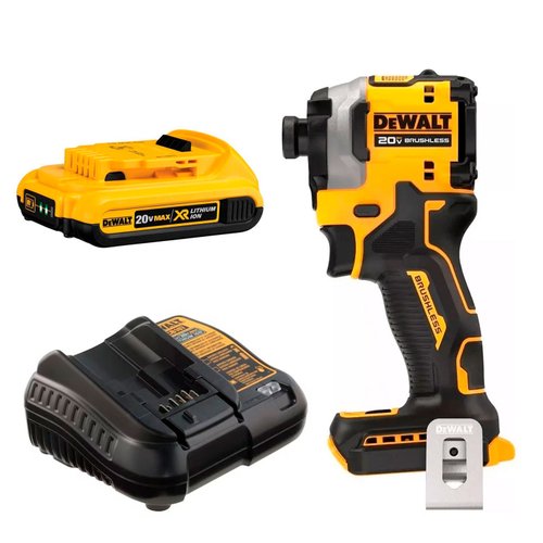Kit Parafusadeira de Impacto DCF850B-B3 + Bateria 2Ah + Carregador DeWalt