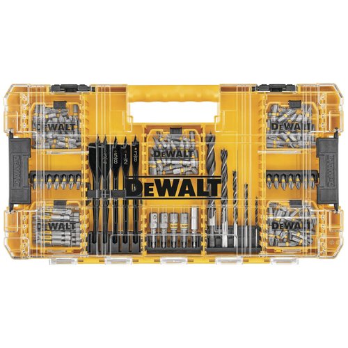 Kit Plataforma Adaptadora + Jogo Bits/Brocas ToughCase DeWalt