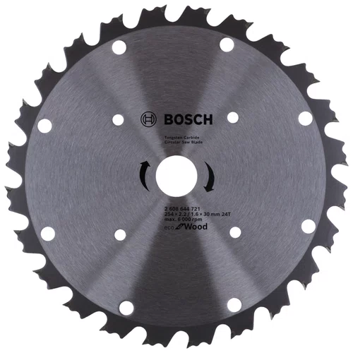 Lâmina de Serra Circular Videa 254X30X24D Coolteq Bosch