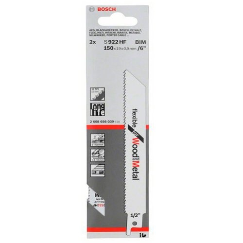 Lâmina de Serra S 922 VF C/2 Unidades 2608656040 Bosch