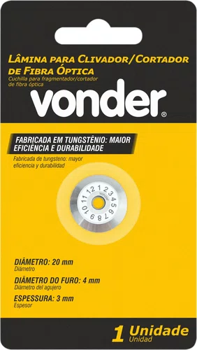 Lâmina para Clivador de Fibra Óptica 36.24.005.020 Vonder