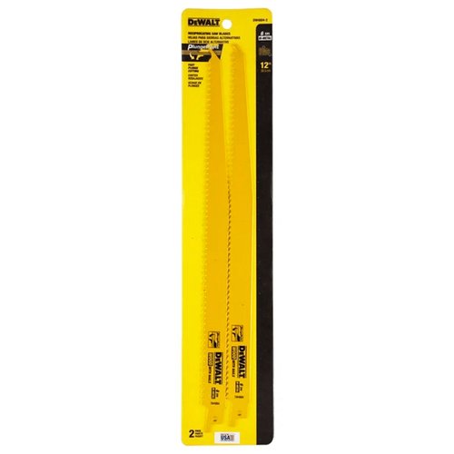 Lâmina Serra Sabre 12" 6 Dentes Madeira DW4804-2 Z DeWalt