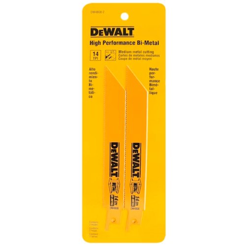 Lâmina Serra Sabre 6x14 Dentes DW4808-2 DeWalt