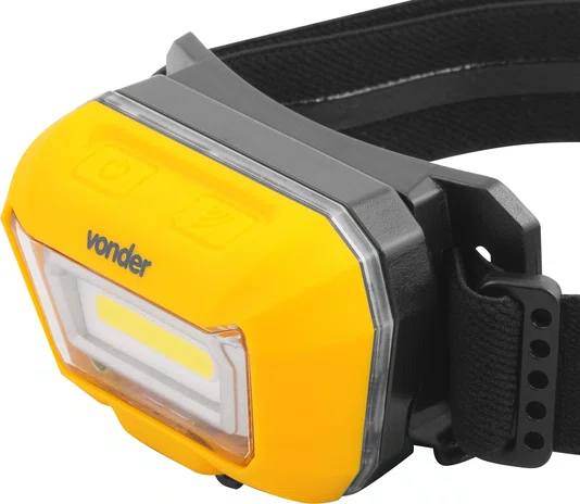 Lanterna de Cabeça Recarregável LED COB LCV300 Vonder