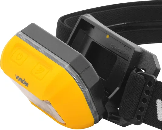 Lanterna de Cabeça Recarregável LED COB LCV300 Vonder