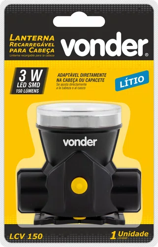 Lanterna para Cabeça Recar LCV150 Vonder