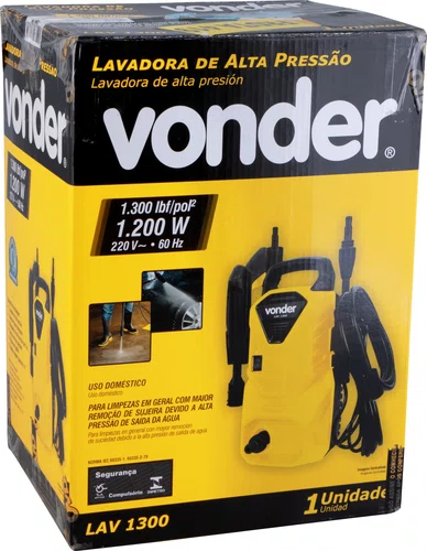 Lavadora de Alta Pressão LAV 1300 220V Vonder