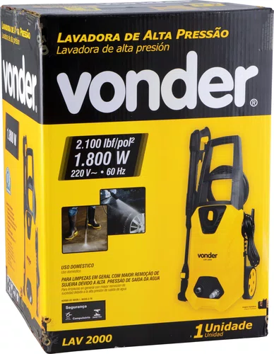 Lavadora de Alta Pressão LAV 2000 220V Vonder