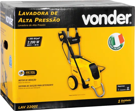 Lavadora de Alta Pressão LAV2200I 220V Vonder