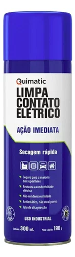 Limpa Contato Elétrico de Ação Imediata Quimatic Spray 300 ml GA1 Tapmatic