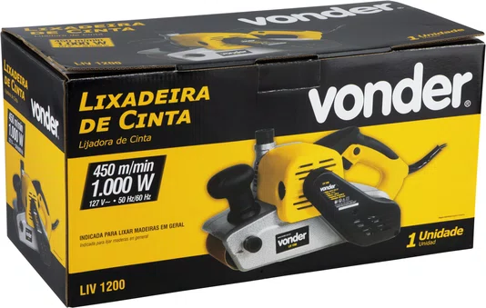 Lixadeira de Cinta LIV1200 127V Vonder