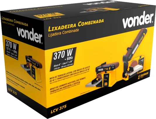 Lixadeira Combinada LCV375 127V Vonder