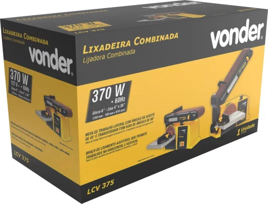 Lixadeira Combinada LCV375 220V Vonder