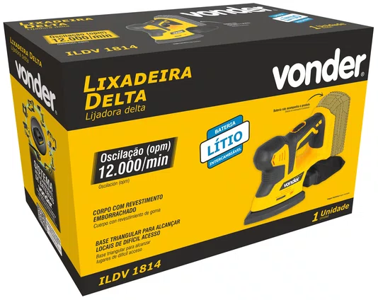 LIXADEIRA DELTA 18V ILDV1814 S/B S/C VD