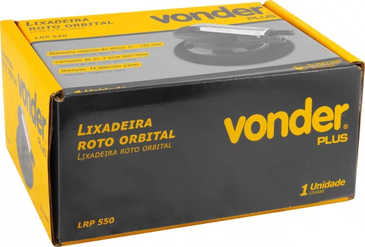Lixadeira Roto Orbital Pneumática LRP550 Vonder