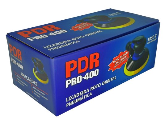 Lixadeira Roto Orbital Pneumática 6" com aspiração PRO-400 PDR