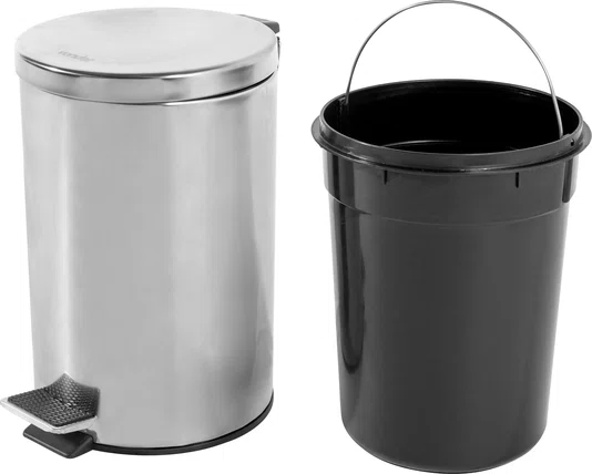 LIXEIRA REDONDA 20L INOX VONDER