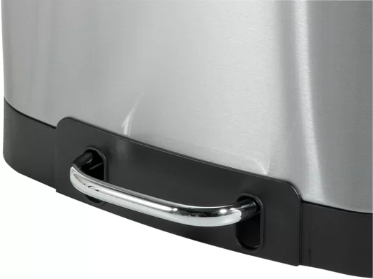 Lixeira Retangular 12L Aço Inox com Pedal Vonder