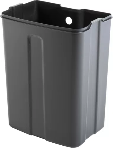 Lixeira Retangular 12L Aço Inox com Pedal Vonder