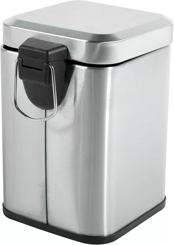 Lixeira Retangular 3L Inox Vonder