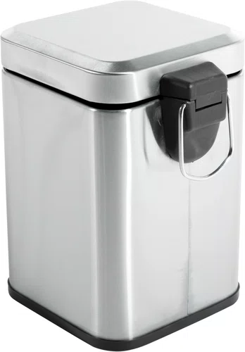 Lixeira Retangular 3L Inox Vonder