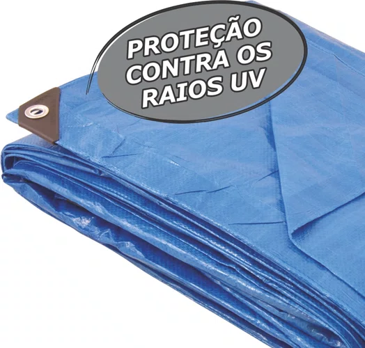 Lona Reforçada Azul 12 x 4 m – Vonder Plus