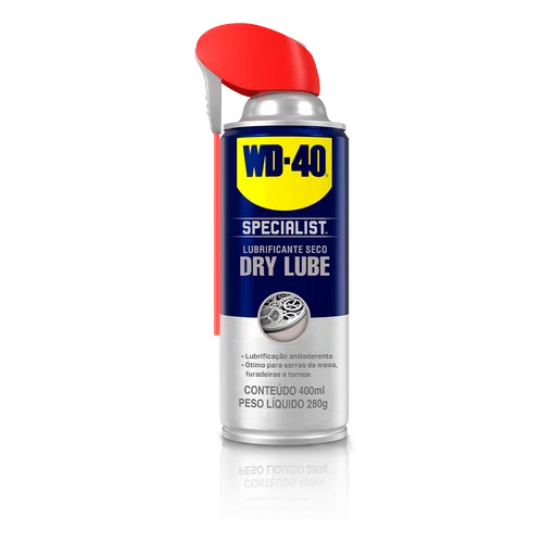 Lubrificante a Seco Spray Specialist Dry Lube com PTFE 400ML WD-40