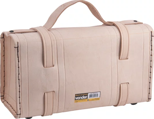 Maleta de Couro 44 cm Marrom para Ferramentas – Vonder