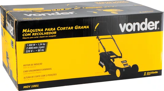Máquina de Cortar Grama com Recolhedor MGV1001 220V Vonder