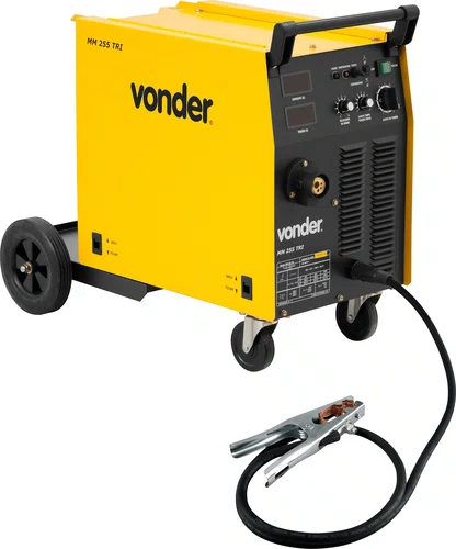Máquina de Solda MIG/MAG MM255 Trifásica Vonder