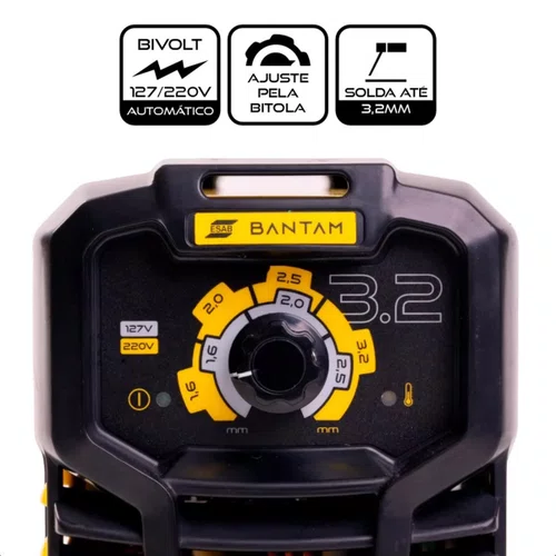 Máquina de Solda Inversora BANTAM 3.2 127/220V 750521 Esab