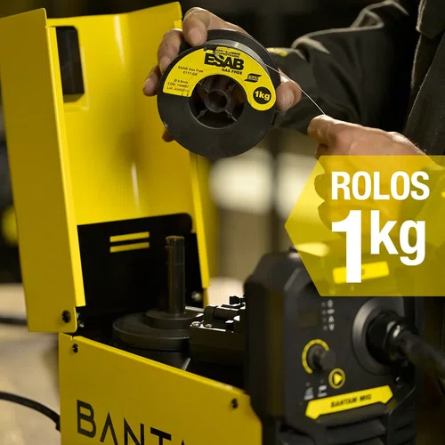 Máquina De Solda Inversora Bantam Mig 130 127/220V Esab