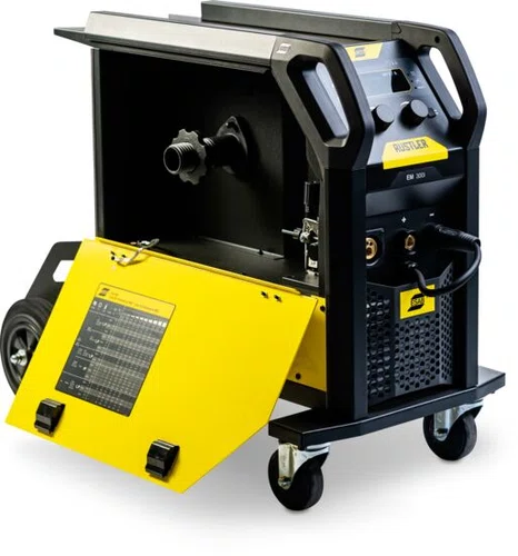 Máquina de Solda Inversora Rustler EM 300i Mig Mag 220v 380v Esab