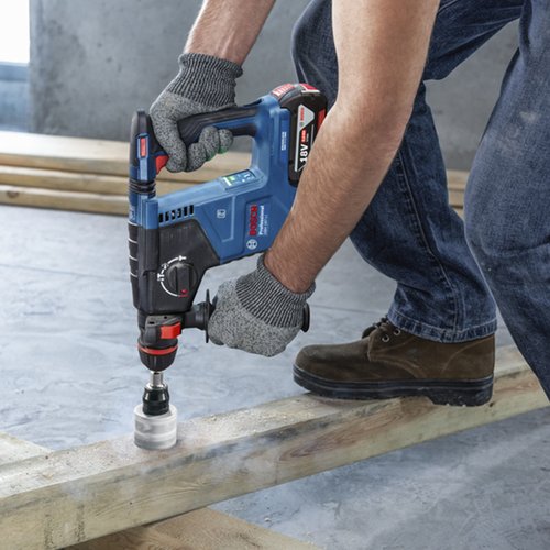 Martelete Combinado SDS-PLUS Bosch 18V 2,4J GBH 187-LI BL