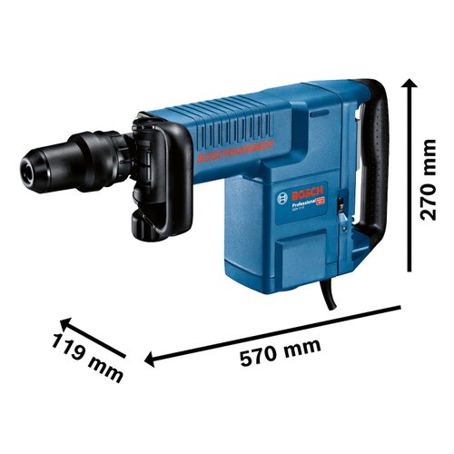 Martelete Demolidor SDS-MAX Bosch 1500W 220V 16,8J GSH 11E