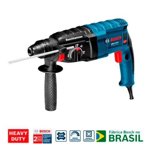 Martelete GBH 2-24 D 820W 220V Com Maleta 06112A02E0 Bosch