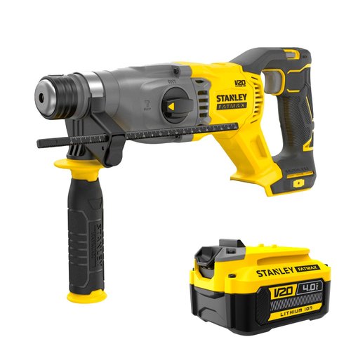 Martelete Perfurador Rompedor 20V Sds Plus 22mm SBH900B-B3 + Bateria 4Ah Stanley