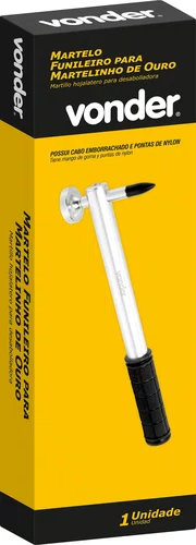 Martelo Funileiro 170g com Pontas em Nylon Vonder