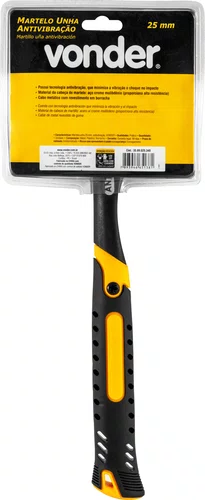 Martelo Unha 25 mm Antivibração Vonder
