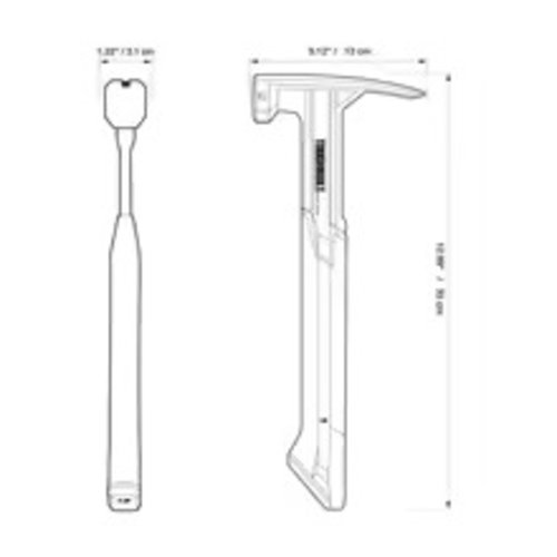 Martelo Unha Reta Magnético 510g com Cabo Emborrachado TB-H1-1R-S18 ToughBuilt