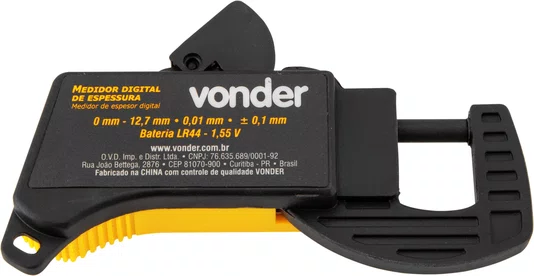 Medidor de Espessura Digital 0-12,7 mm Vonder