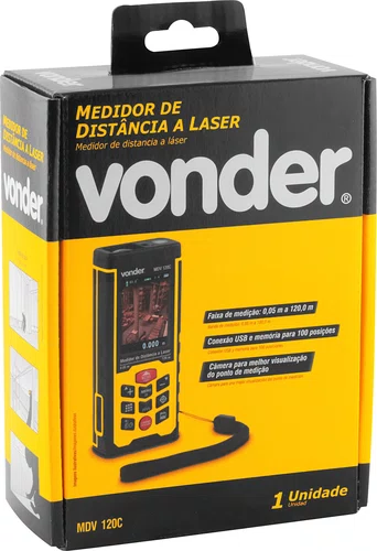 Medidor de Distância a Laser 120m MDV120C Vonder