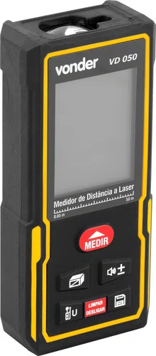 Medidor de Distância a Laser 50m Vonder050 Vonder