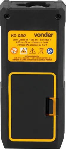Medidor de Distância a Laser 50m Vonder050 Vonder